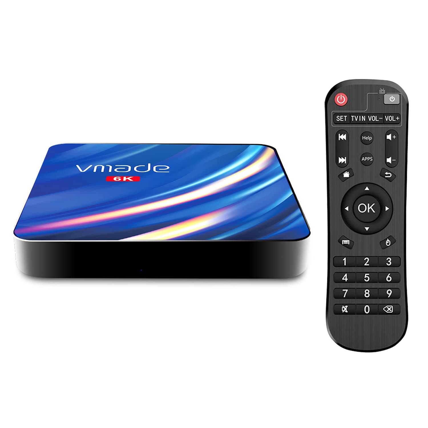 Android TV Box,Vmade X96 MAX Android 10.0 TV Box, 4GB RAM 32GB ROM，H616 Quad-core 64bits ARM Cortex-A53@ up to 1.5 GHz Supports 2.4G 5G Dual WiFi/6K/BT 5.0 /USB 2.0/3D/H.265 Smart TV Box.