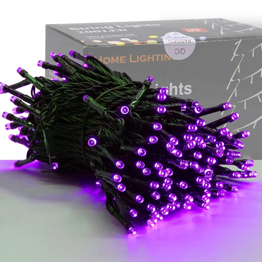 Halloween Purple String Lights