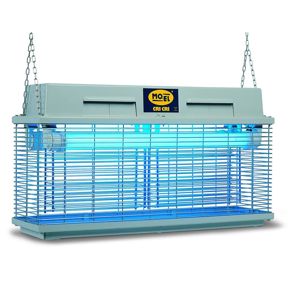 MOEL Cri Cri Mosquito Killer - UV Light Bug Zapper with 2 x 40W Bulbs, Effective Fly & Insect Killer, Attracts & Zaps Flying Insects, Fly Swatter & Wasp Killer, Safe for Indoor & Outdoor Use