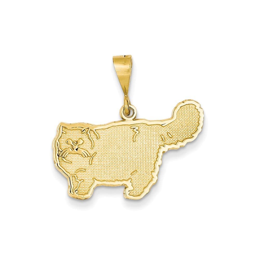14k Persian Cat Pendant