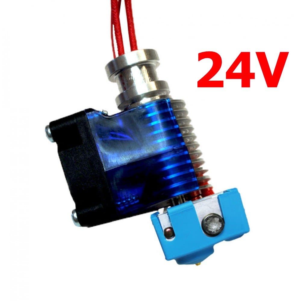 E3D Genuine V6 Full - Direct - 24V- Hotend, Compatible With The Full V6 Ecosystem And Many Other 3D Printers (M6 Thread)
