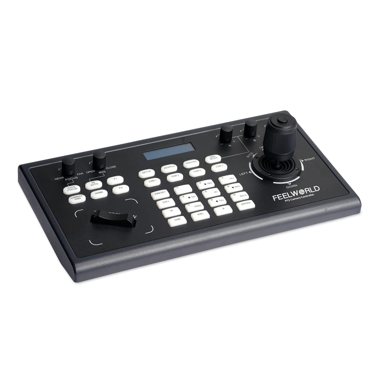 FEELWORLD KBC10 PTZ Camera Controller with Joystick and Keyboard Control