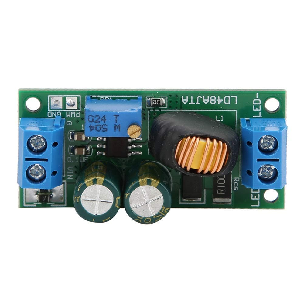 LED Driver Module LD48AJTA 72W DC 6-50V 1-3A PWM Regulator Current Converter for Practical Life(With Terminal-L 2A 6-16V)