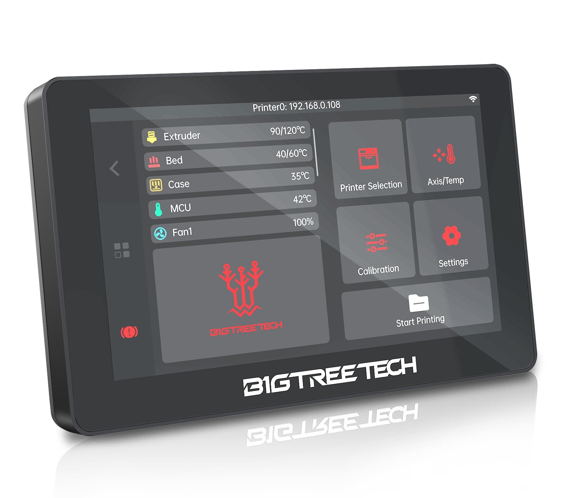 BIGTREETECH K-Touch, Klipper Touch Screen Compatible with Creality-K1 MAX/K1C Voron2.4 VzBot, Support Wireless Control, Mobile Monitoring, Multi-Printers Management, for M8P+CB1/CB2,Kraken,BTT Pi 1/2