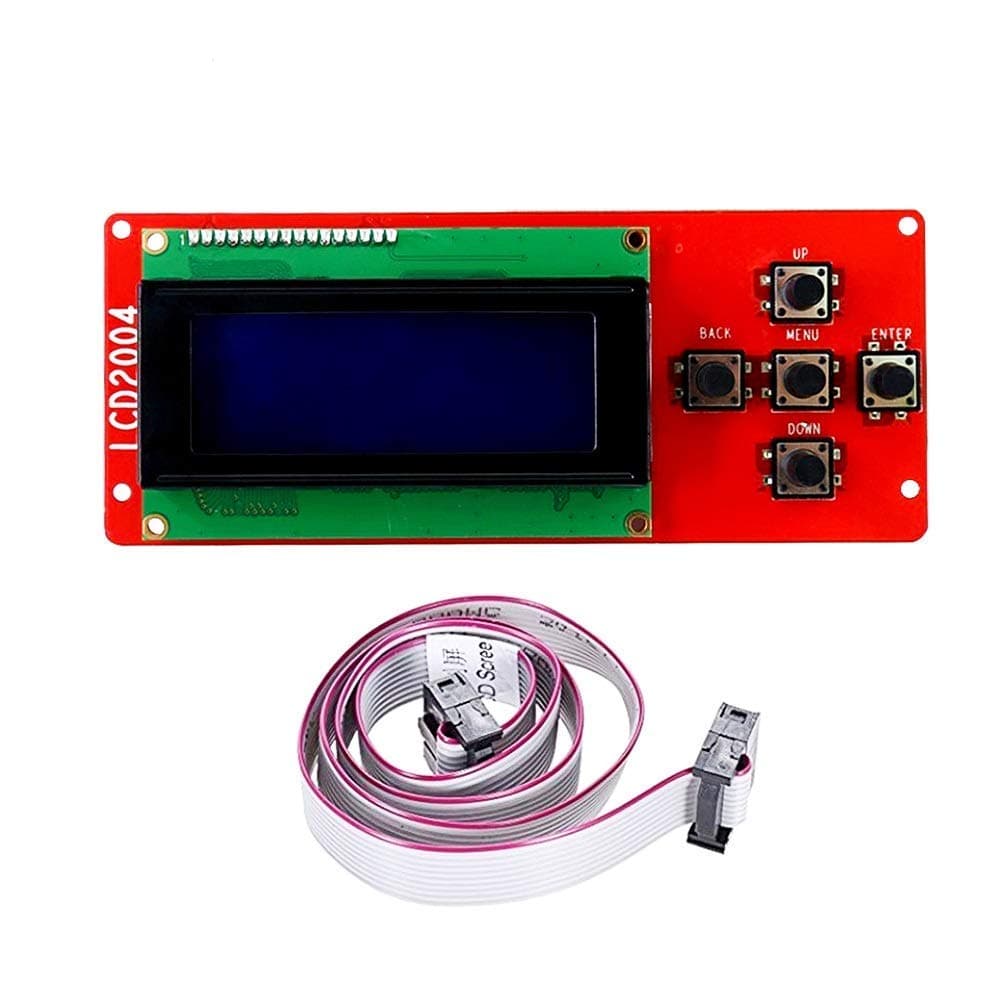 Anet A8 2004 LCD Smart Display Screen Controller Module with 5Pin Flexible Flat Ribbon Cable for Anet A8 Reprap Mendel I3 3D Printer Kit Accessory