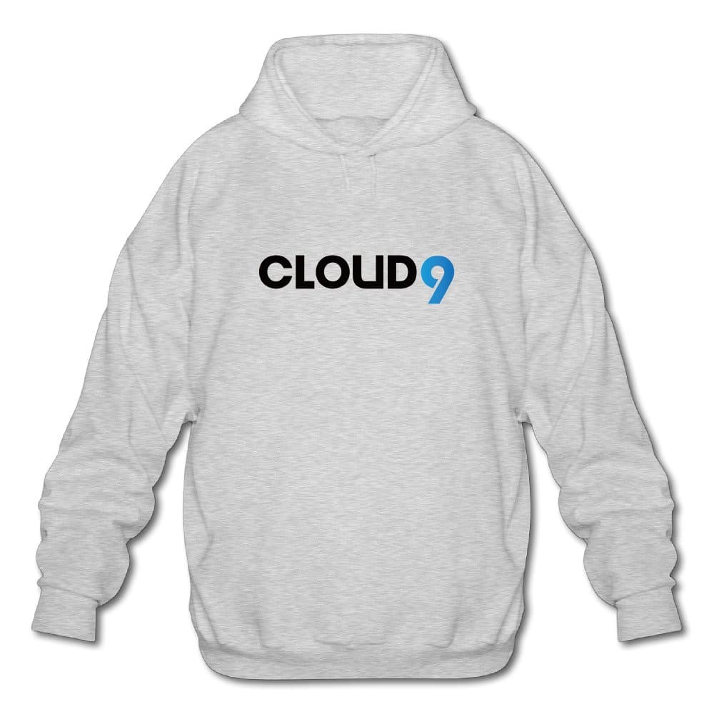 Posspro-EIL Men's Cloud 9 Hooded Sweatshirt Ash