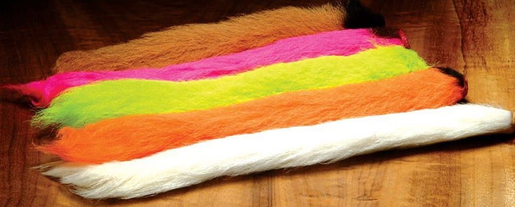 Calf Tail Hareline Yellow