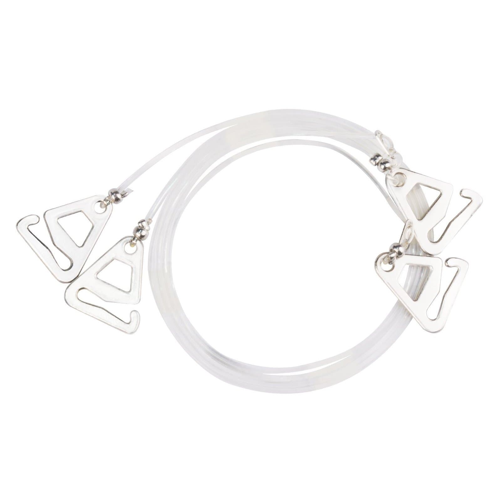 1 Pair Invisible Clear Replacement Bra Straps Transparent Removable Adjustable With Metal Hooks (1 Pair Transparent)