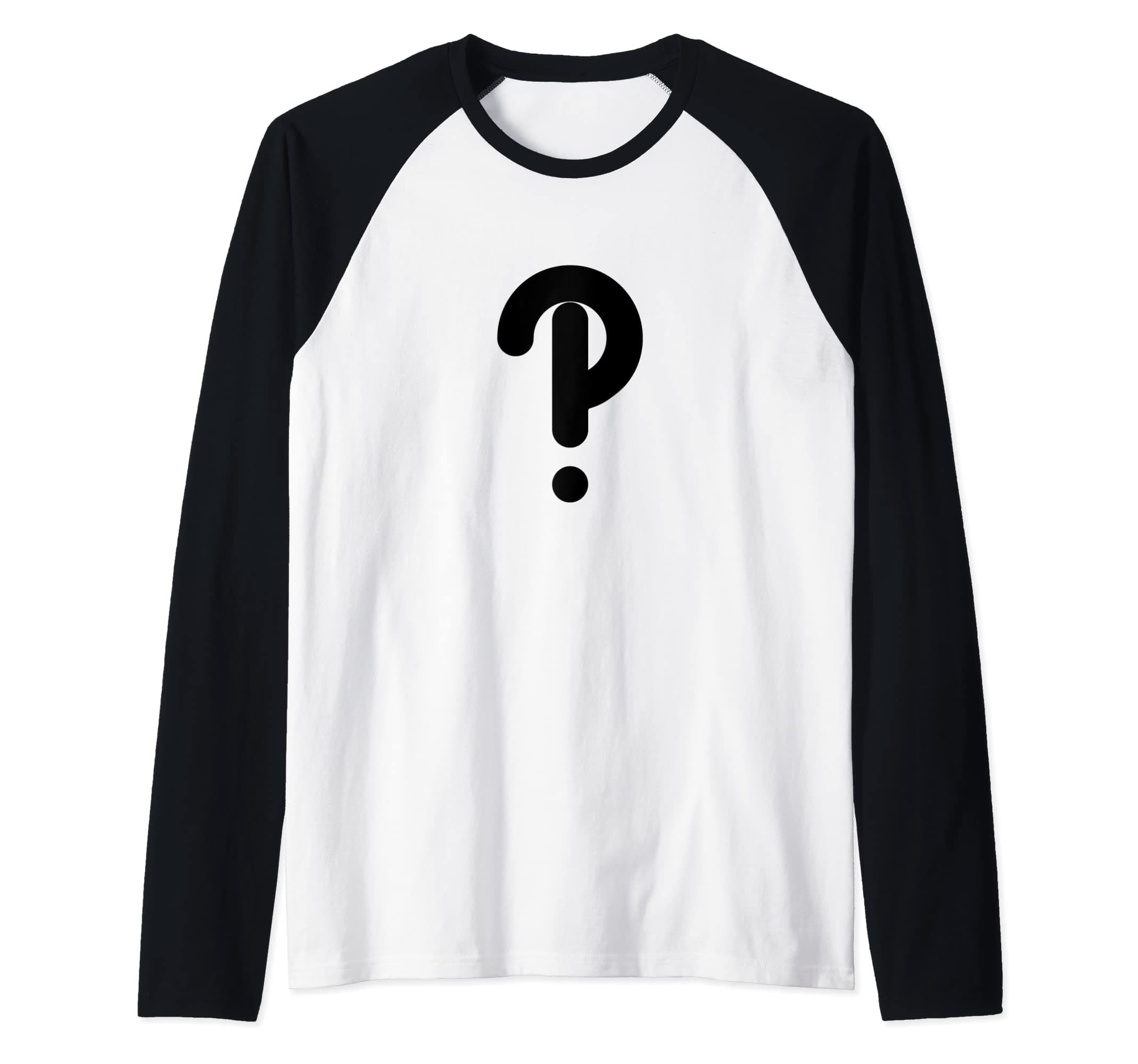 Interrobang Fan StuffINTERROBANG Question Mark Exclamation Point Raglan Baseball Tee