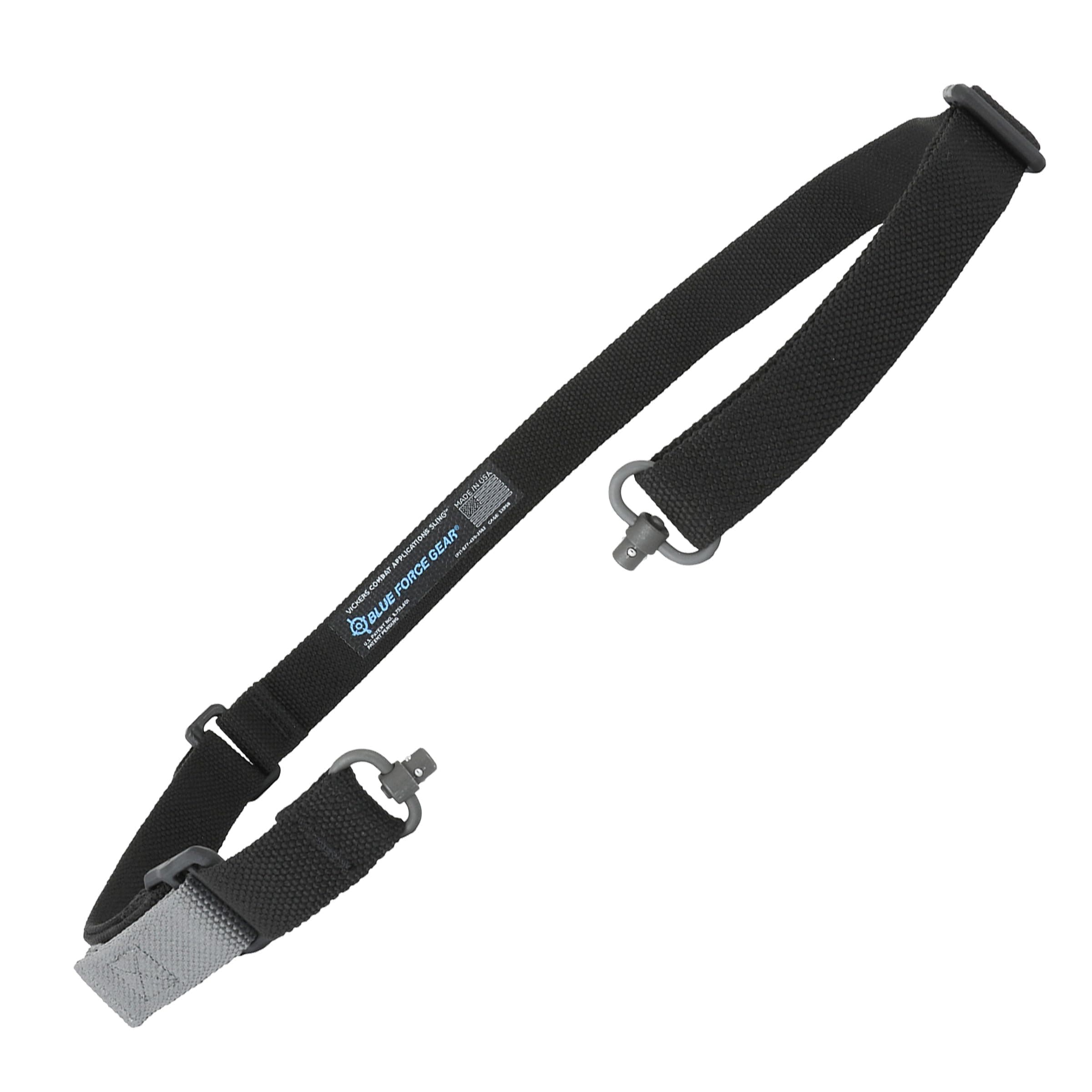 Blue Force Gear Push Button Sling - 2-Point Adjustable Sling, Black