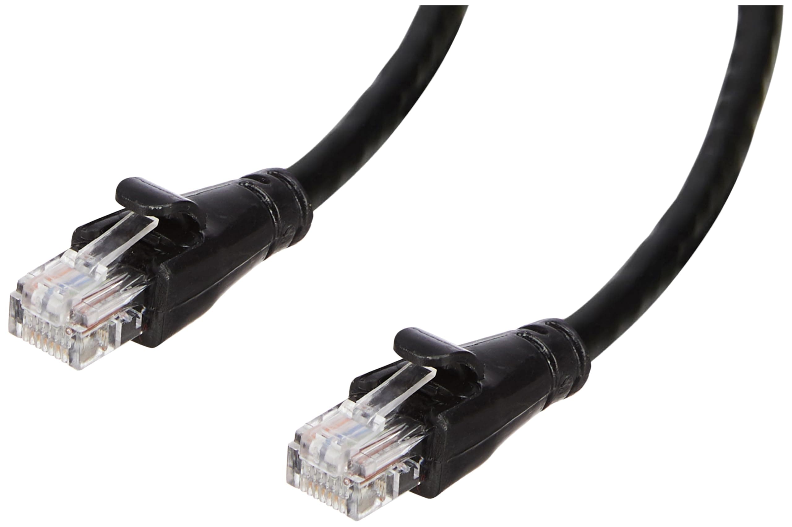 amazon basics RJ45 Cat-6 Ethernet Patch/LAN Cable for Personal Computer - 5 Feet (Black)