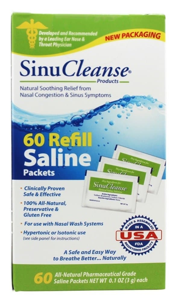 SINUSCLEANSE Saline Packets, 60 CT