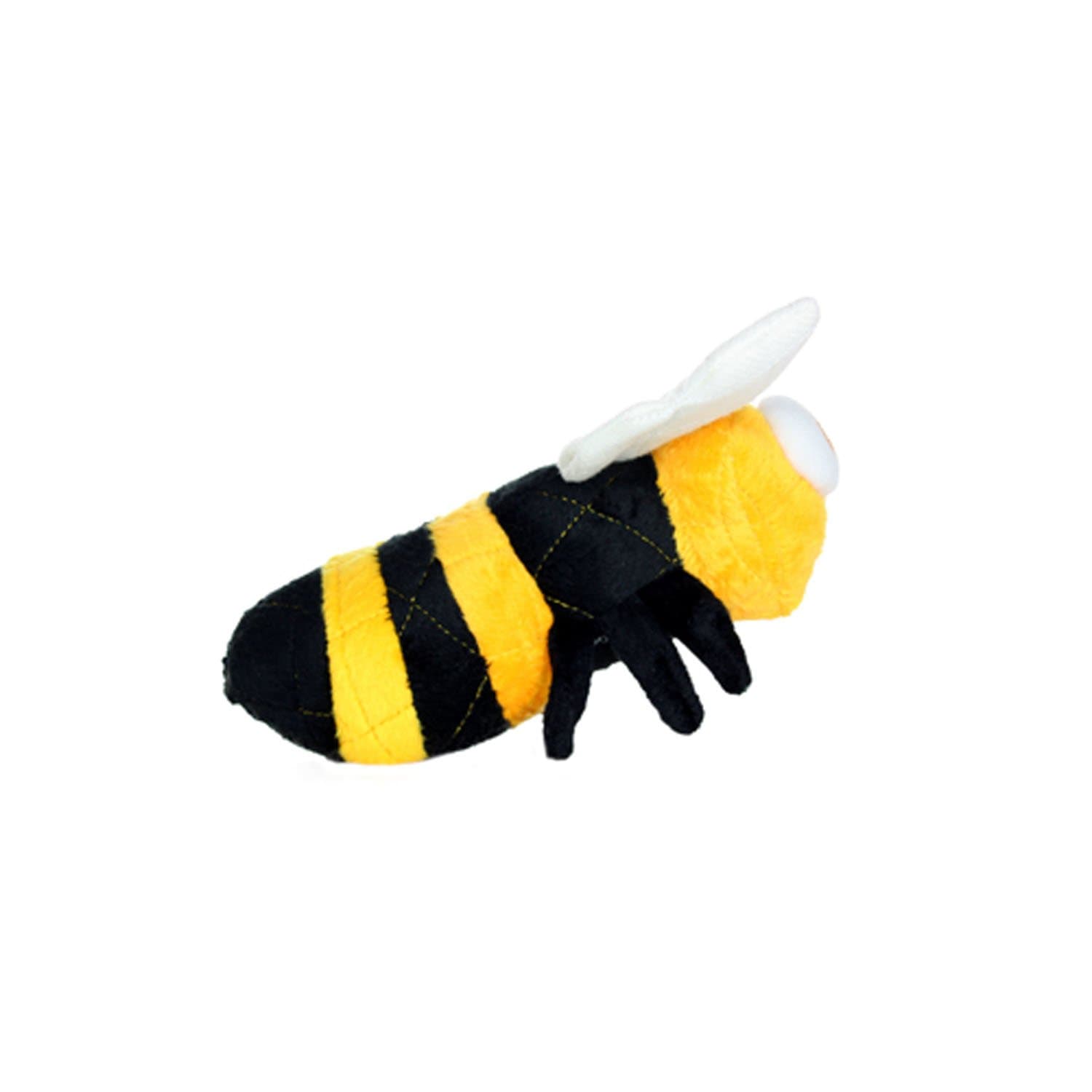 MIGHTYBug Junior Bee - Squeaker - Multiple Layers. Made Durable, Strong & Tough. Interactive Play (Tug, Toss & Fetch). Machine Washable & Floats