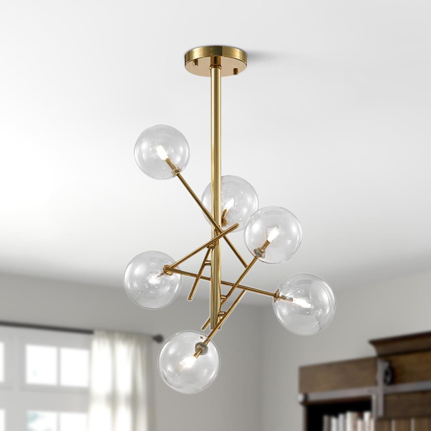 6-Light Sputnik Chandelier