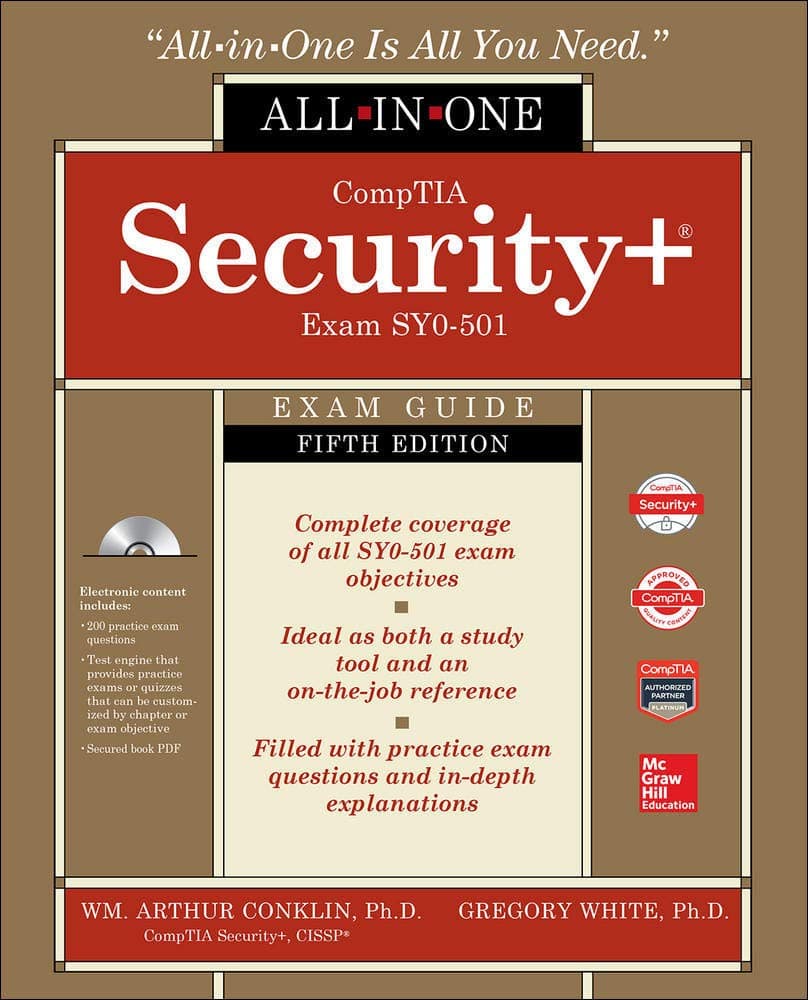 CompTIA Security+ All-in-One Exam Guide, Fifth Edition (Exam SY0-501) (CERTIFICATION & CAREER - OMG)
