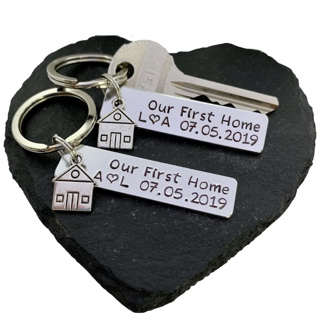 Our First Home Keychains
