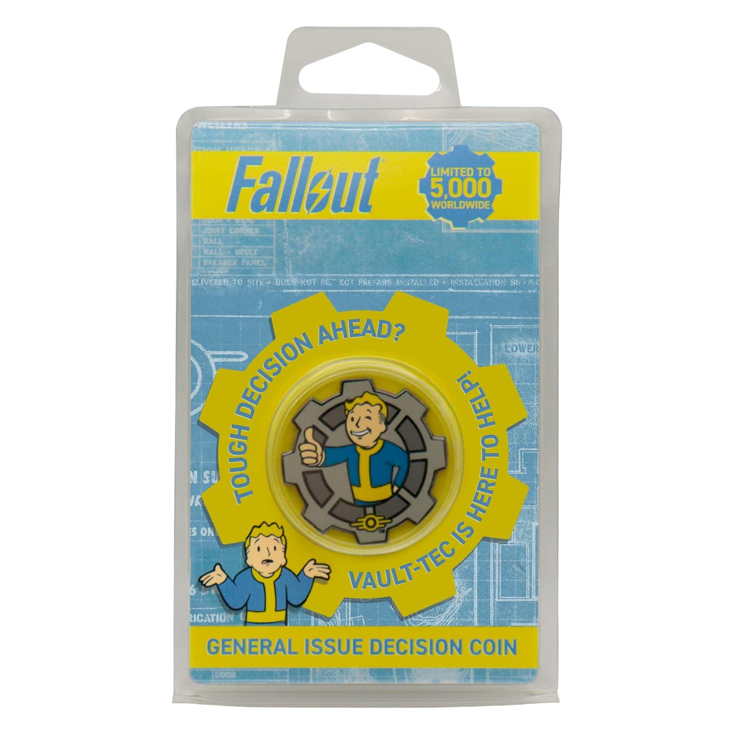 Fallout Vault Boy Double-Sided Coin