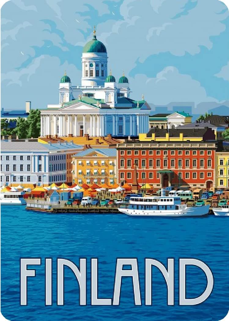 Finland Fridge Magnet