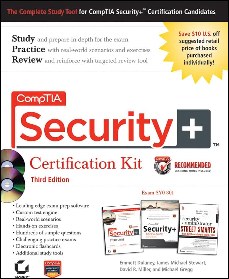 CompTIA Security+ Certification Kit Recommended Courseware: Exam SY0-301 3rd Edition