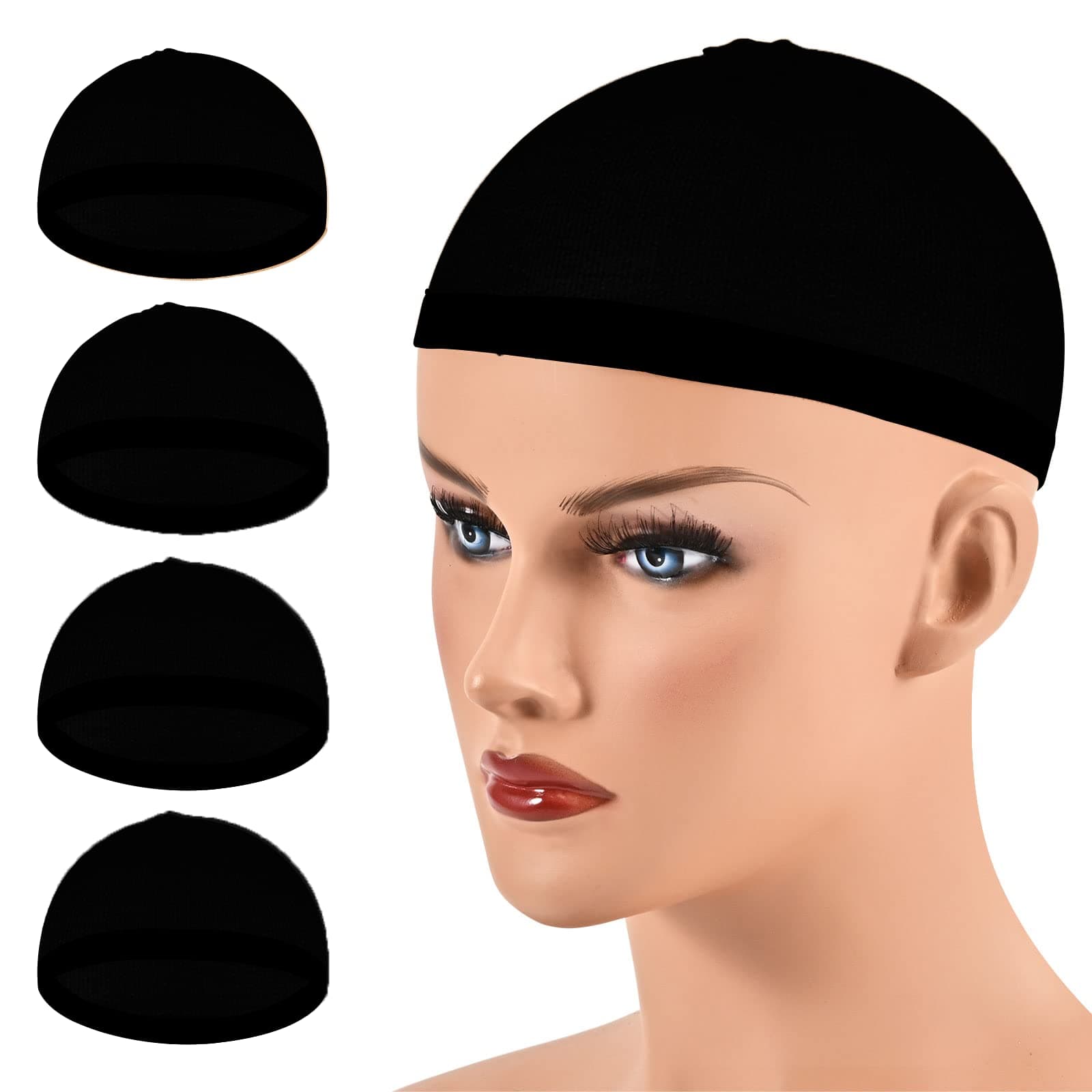 Stocking Wig Cap Ultra Thin -Breathable, Sweat Absorber & Stretchable Wig Caps for Women, One Size Fits All