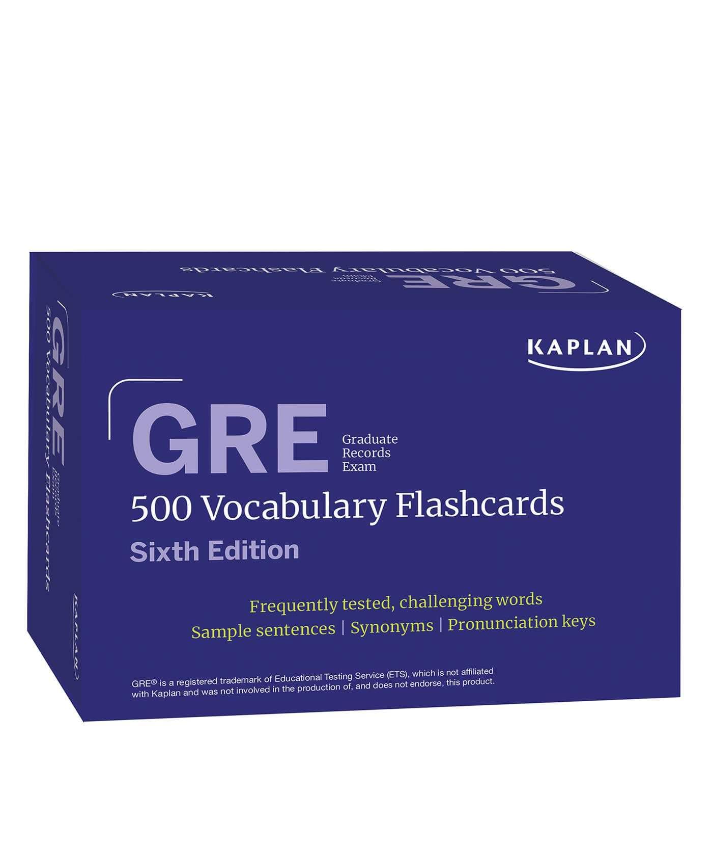 Kaplan GRE Vocabulary Flashcards (Kaplan Test Prep)