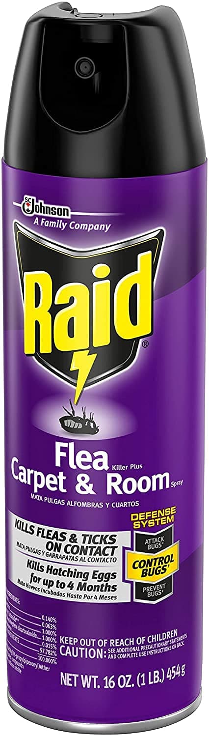 Raid Flea Killer Carpet Room Spray, 16 OZ