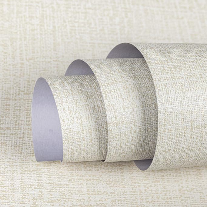 Cream Linen Wallpaper