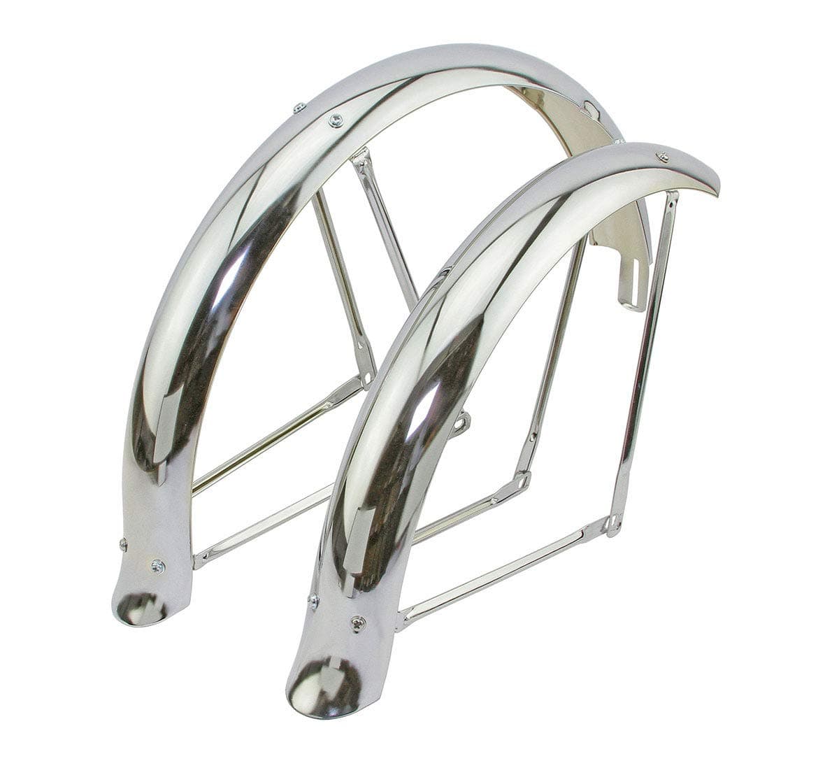 Bicycle 20" Flared Adjustable Fender Set, Multiple Colors