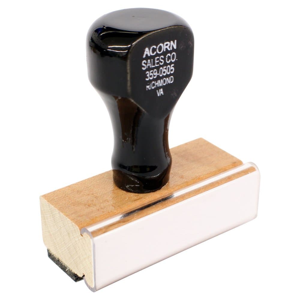 1 Line Regular Rubber Stamp | Customize With One Line of Text | Custom Text Stamp
