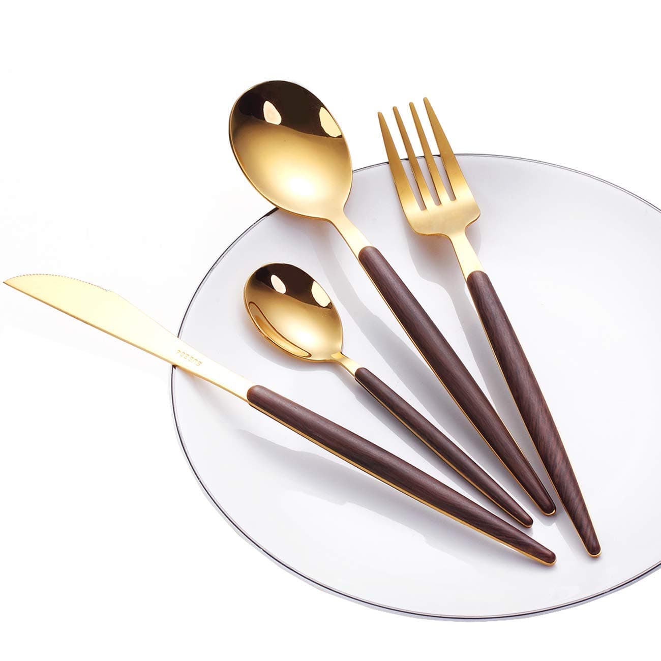 100 Cases 100Sets 400 Piece Stainless Steel Flatware Silverware Set Tableware Fork Knife and Spoon Serve Family and Friends for any Dining Event Dinner Party