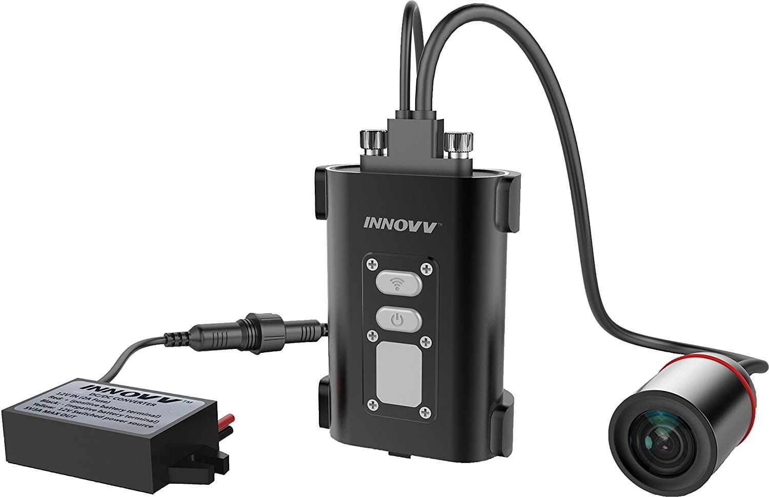 INNOVV C5 Black Camera with 1.8 Meter Cable (Capacitor Version)