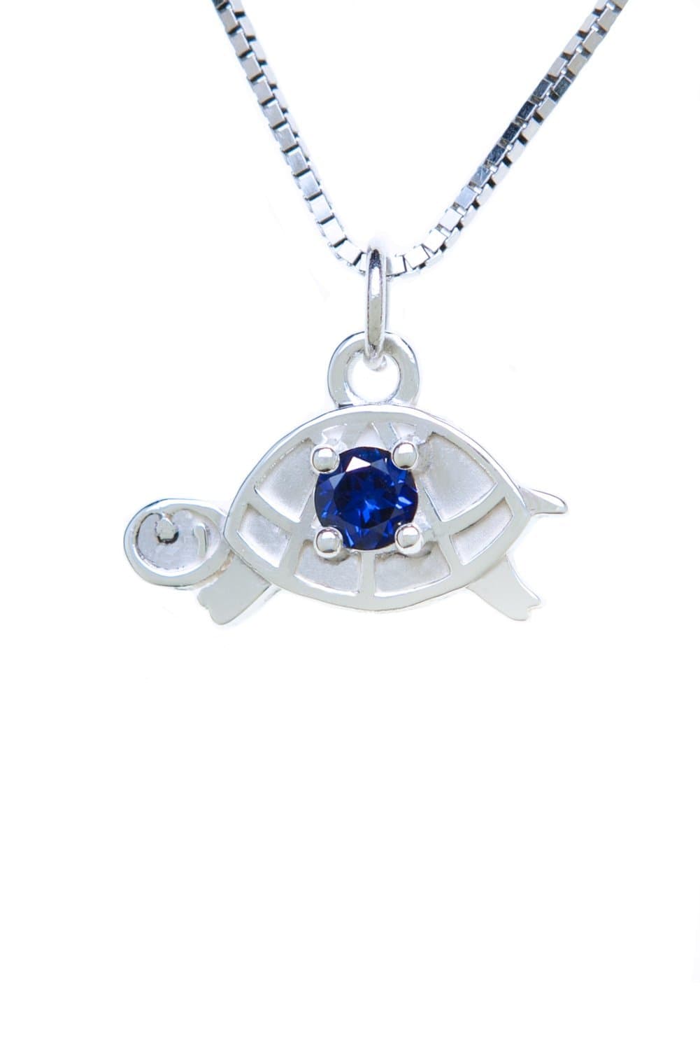 Sterling Silver Pendant Charm Turtle