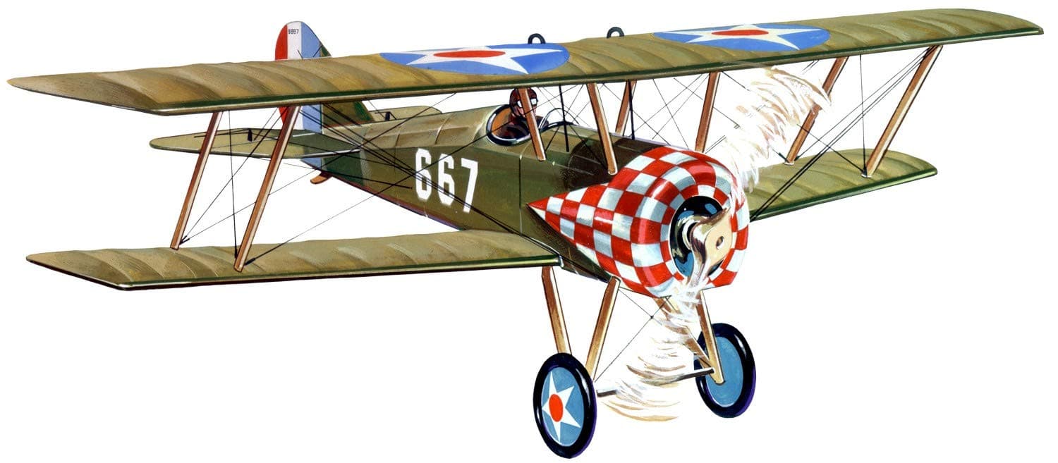 Thomas Morse Scout 201 Powered Balsa Flying Model Kit