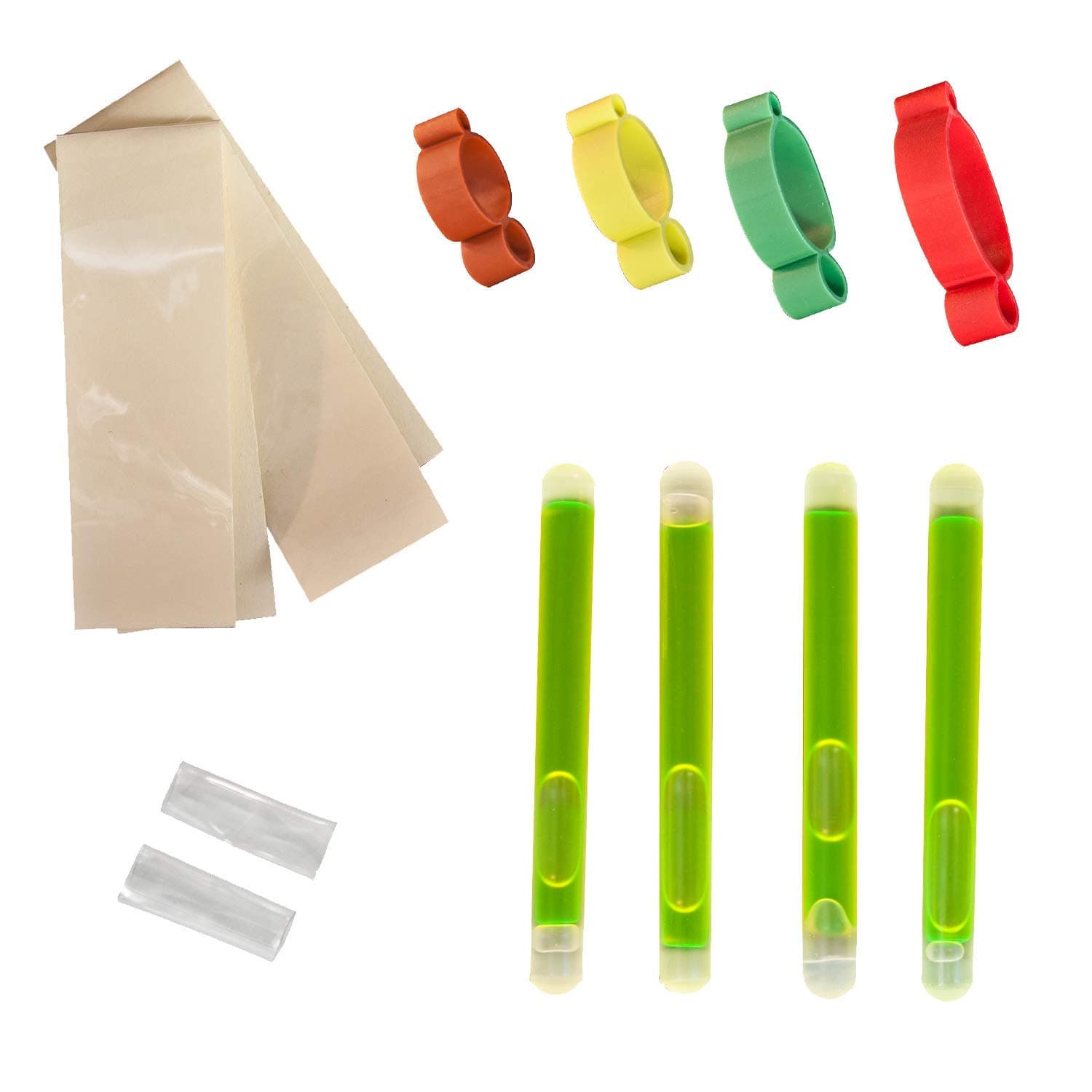 Rod-N-Bobb's 3-Inch Pole Float Beacon (4-Pack), Green