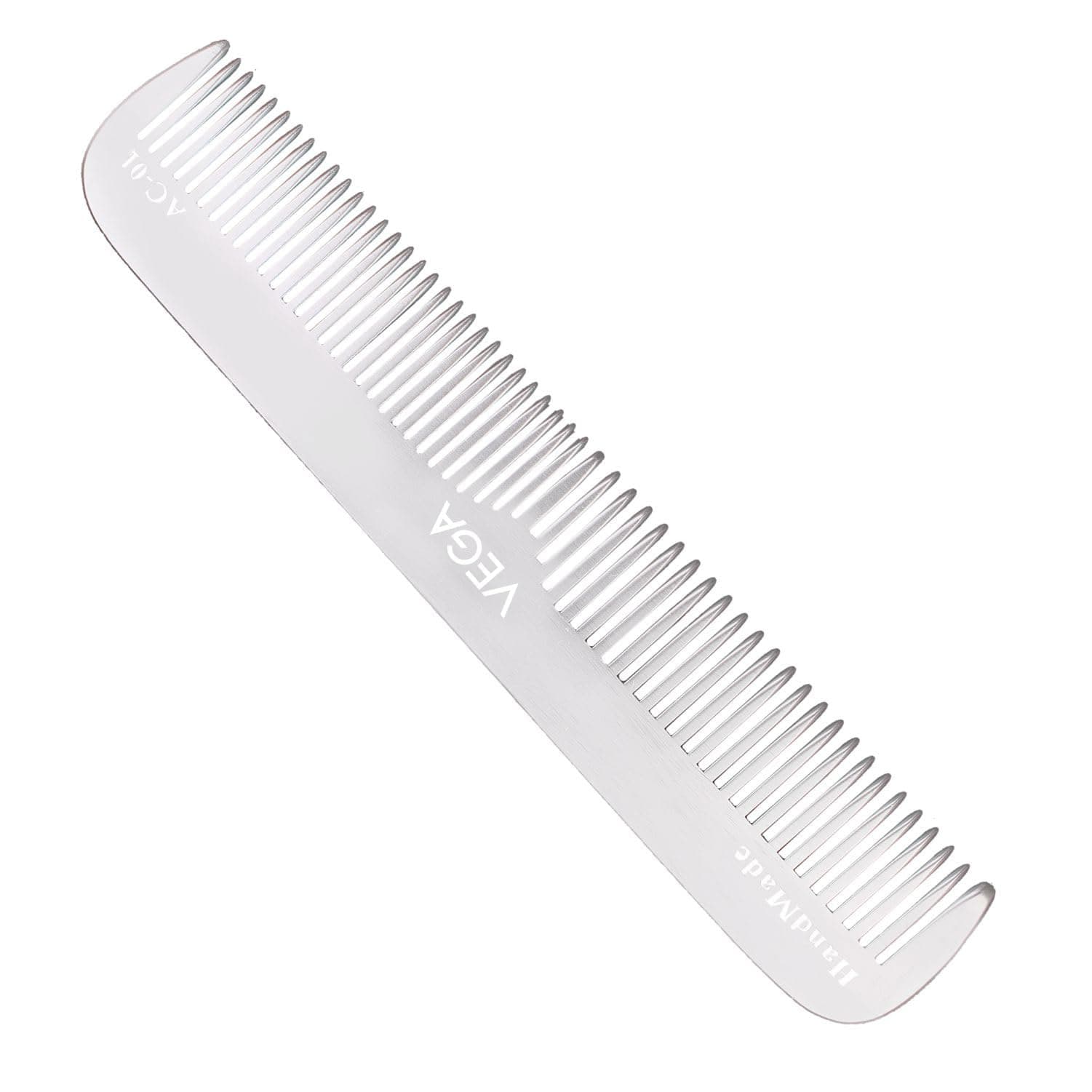 Vega Graduated Dressing Comb, silver, 47 g