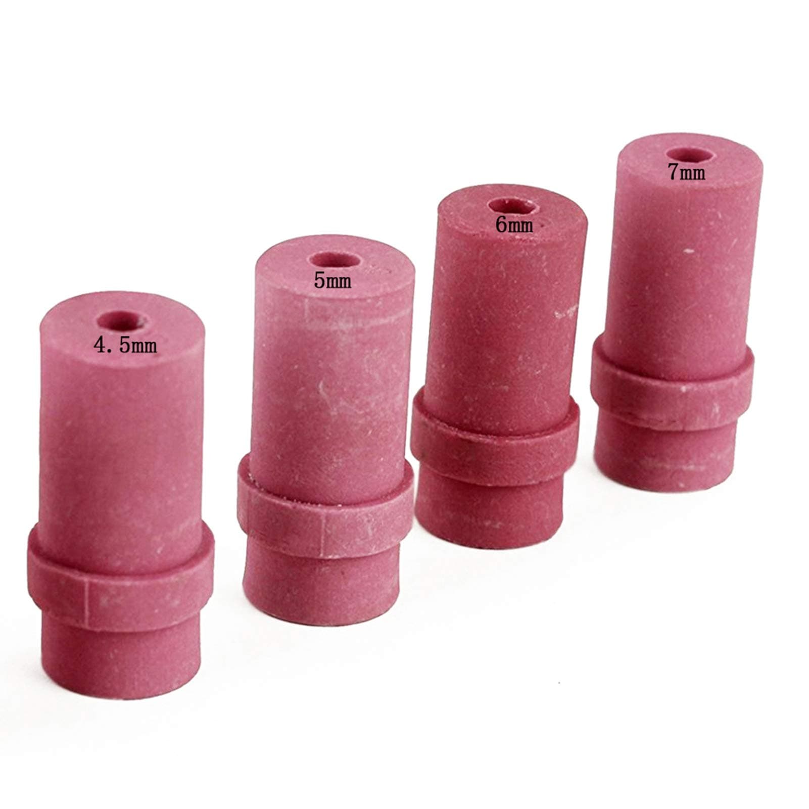 4pcs Ceramic Sandblaster Nozzle Tips,Abrasive Sand Blaster Blasting 4.5mm,5mm,6mm and 7mm Inner Diameter (Pack of 4)