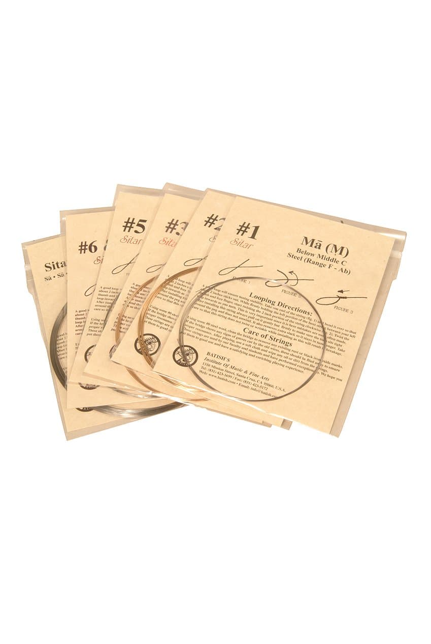 Sitar String Set, Pro, Standard, Batish