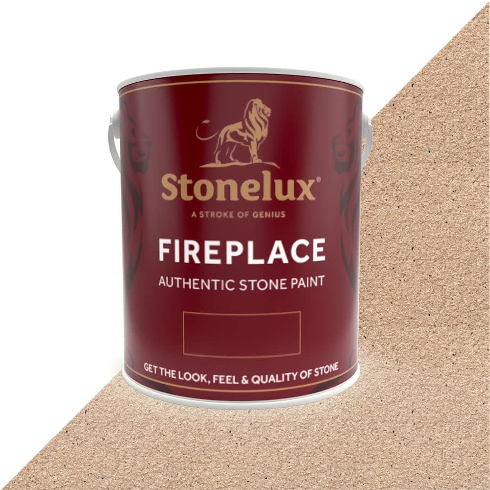 2.5 Litre Stonelux Fireplace Paint in Buff