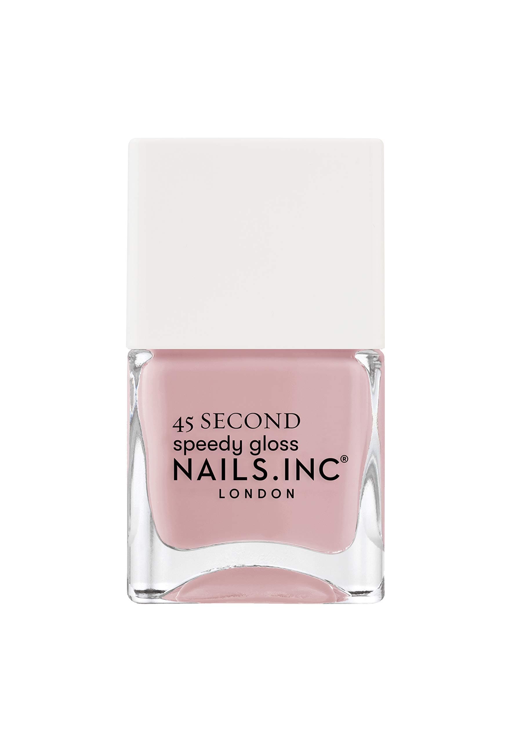 Nails.INC 45 Second Speedy Gloss Nail Polish, Quick Drying and Long Lasting Nail Color, Formulated to Strengthen Nails and Extend Wear Time, Cruelty Free, Vegan, Kings Cross Keeps Cool