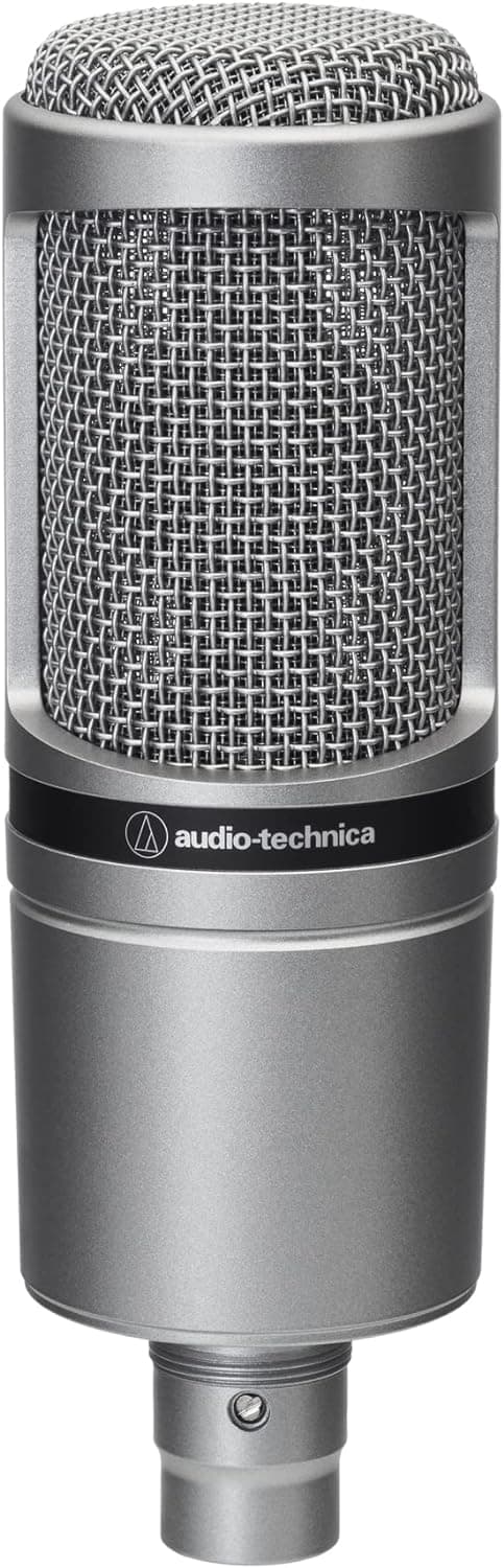 Audio-Technica 2020GM Cardioid Condenser Microphone Silver
