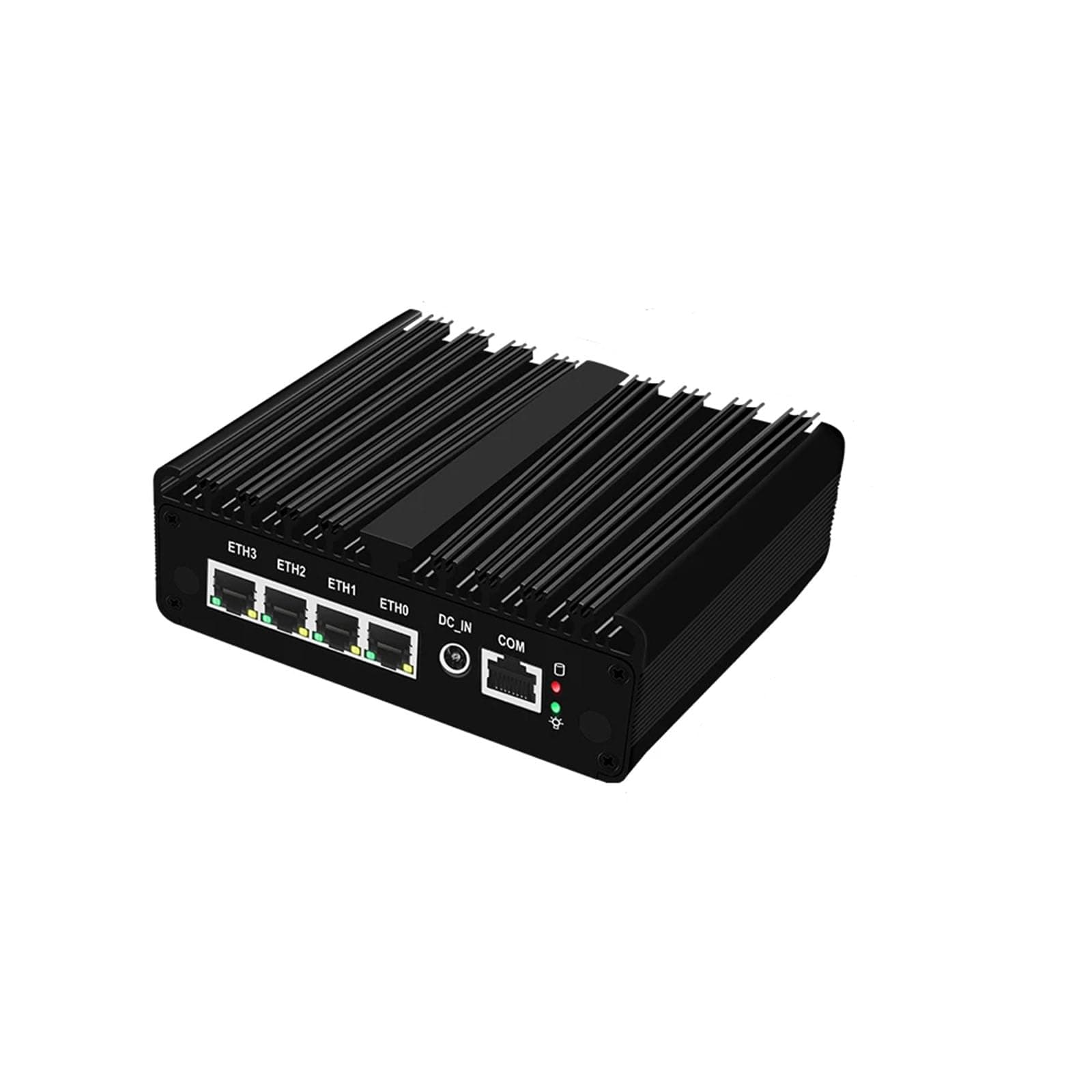 Micro Firewall Appliance, N100 Firewall Router PC Upgraded Version Fanless Mini PC 4x i226-V 2.6G Solid Computer