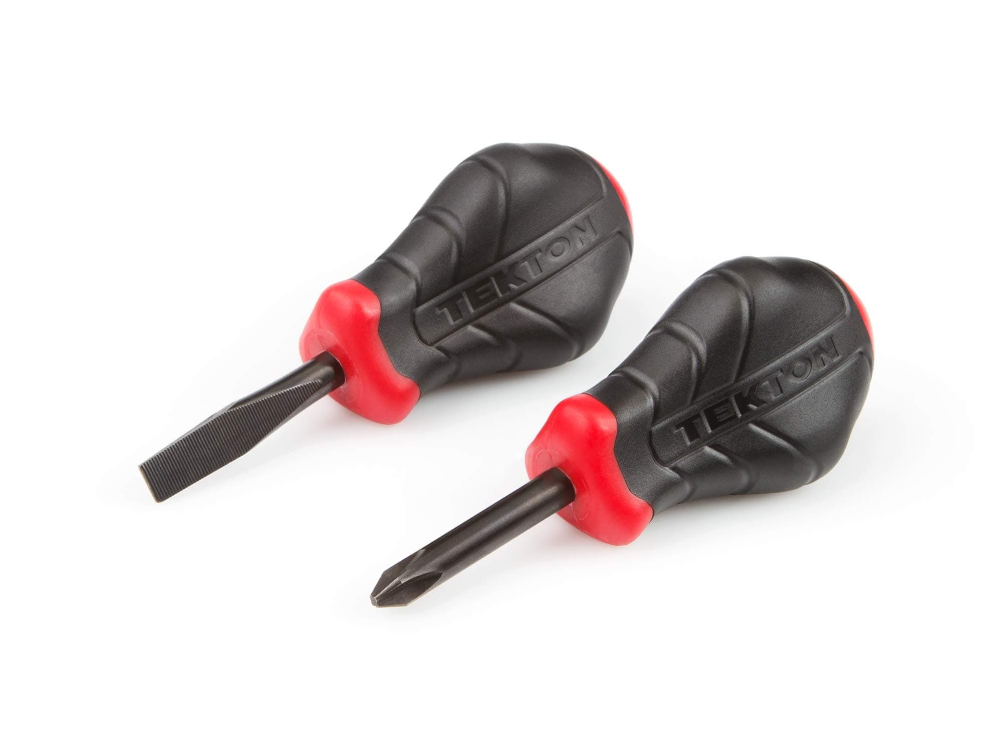TEKTON Stubby High-Torque Black Oxide Blade Screwdriver Set, 2-Piece (#2, 1/4 in.) | DRV41208
