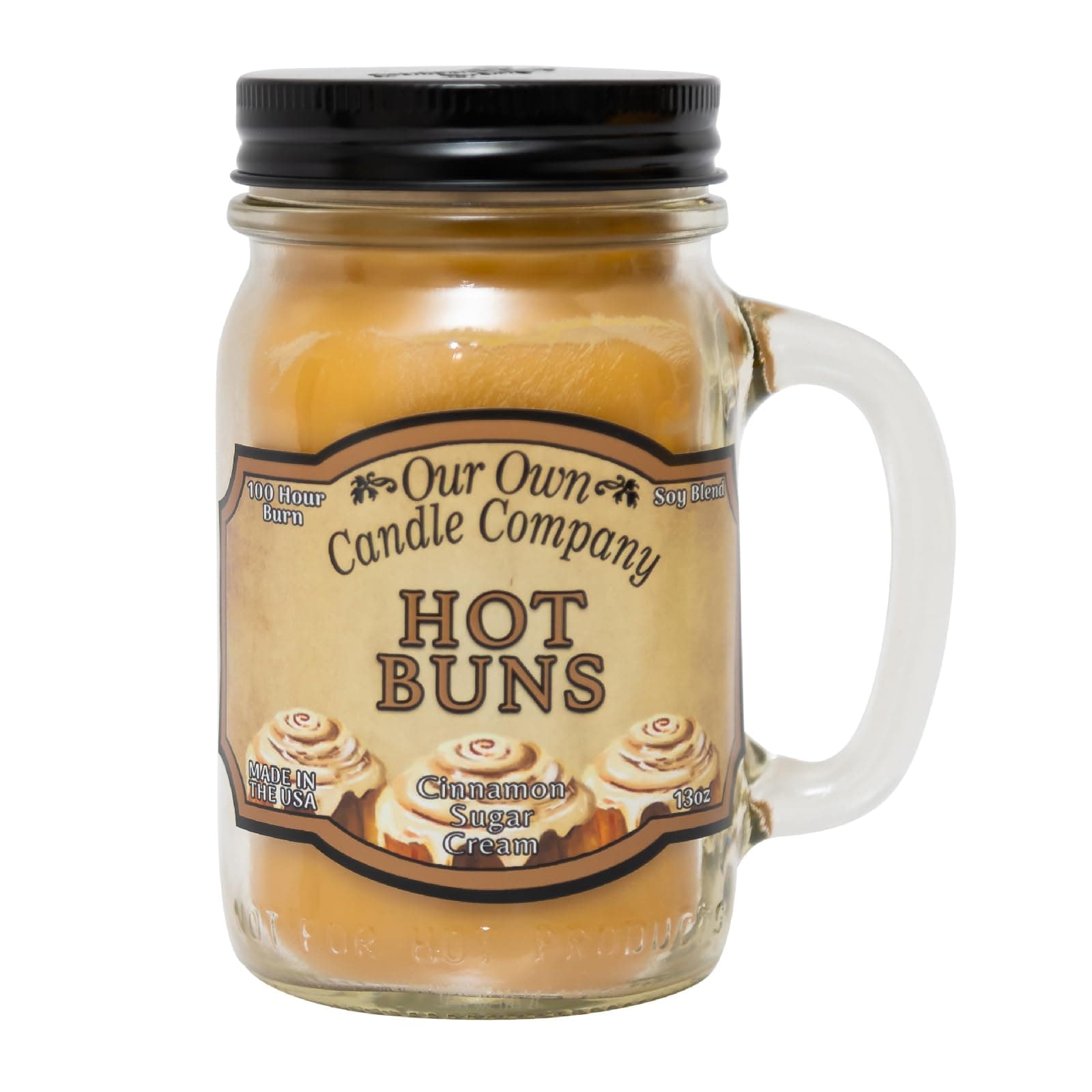 Grandma's Kitchen Candle, Large, Brown