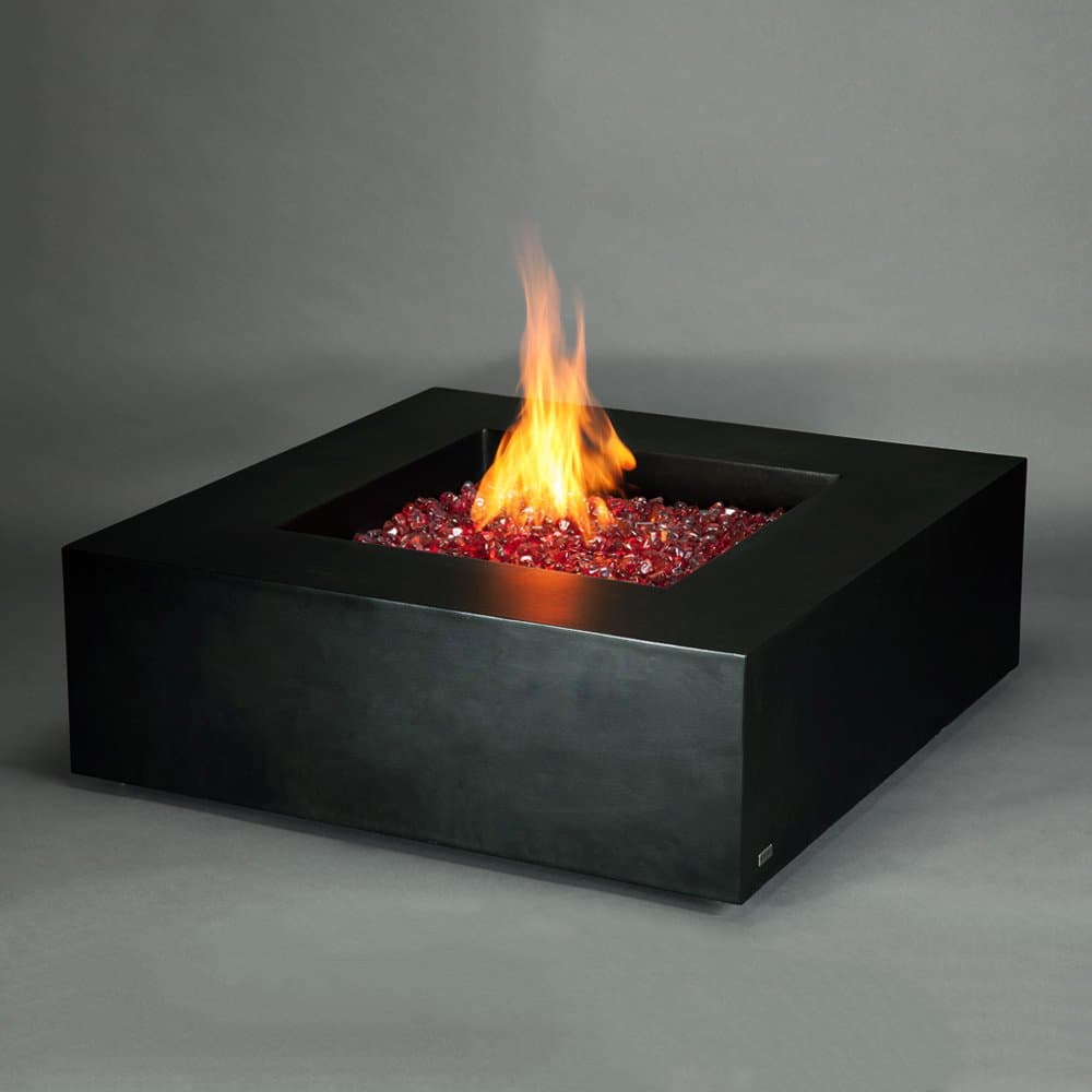 Starfire Designs 40" Metro Square Fire Pit - Graphite Finish