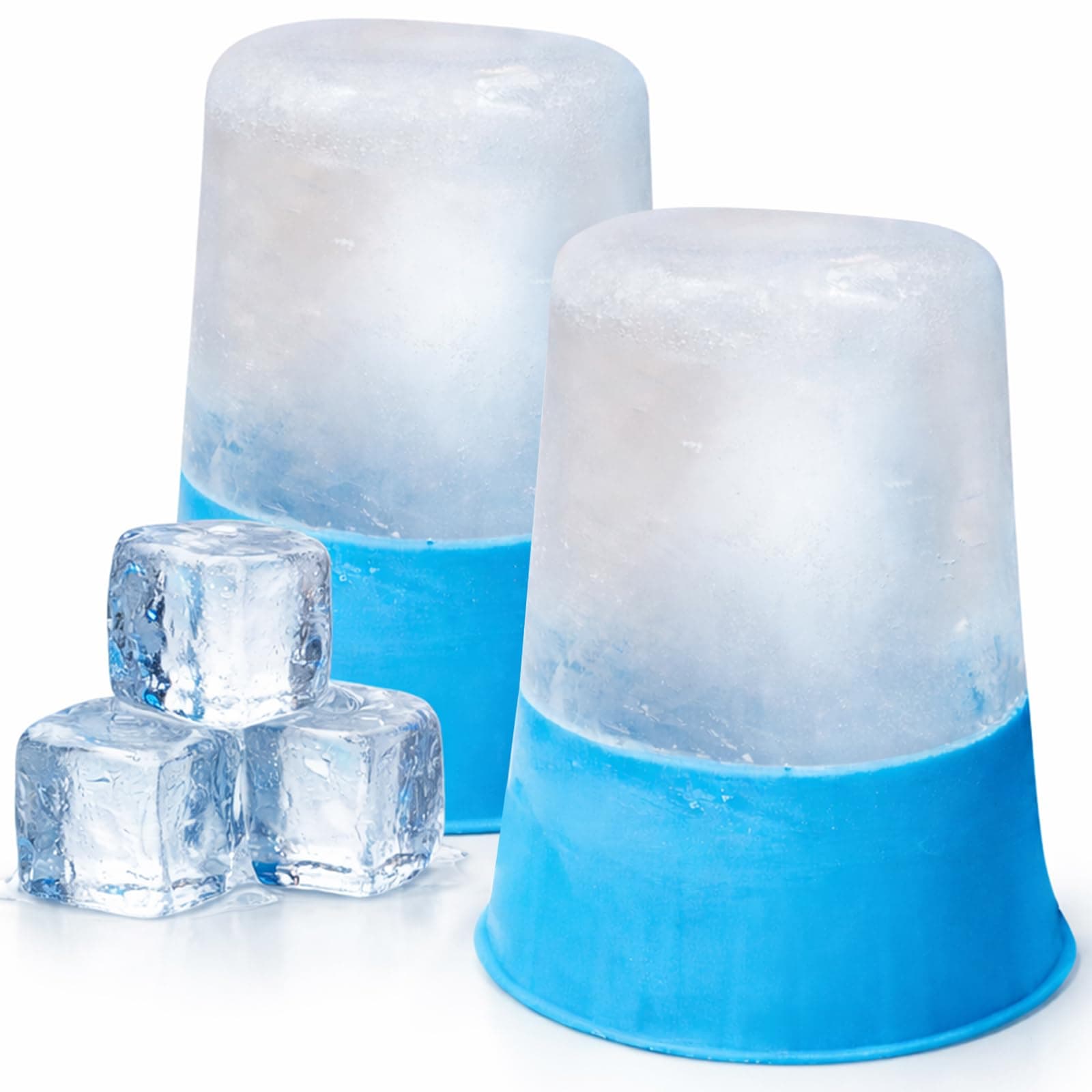 Arctic Flex Ice Cup Massage Tool - Cold Therapy Ice Roller - Small, Reusable and Freezable - for Men, Women, Pain, Inflammation, Sprains, Strains - for Muscle Spasms, Weakness and Stiffness (Two Pack)