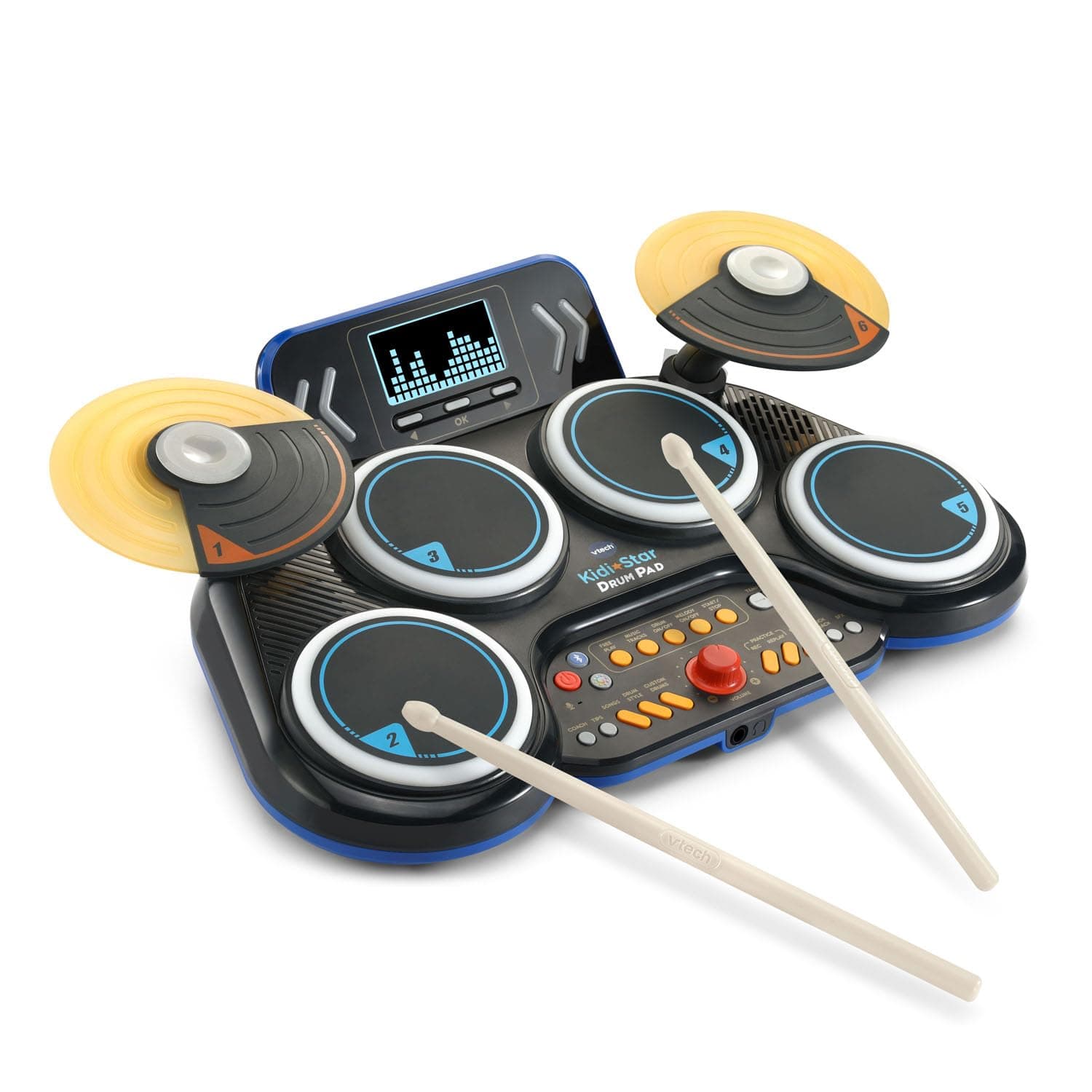VTech KidiStar Drum Pad, Black