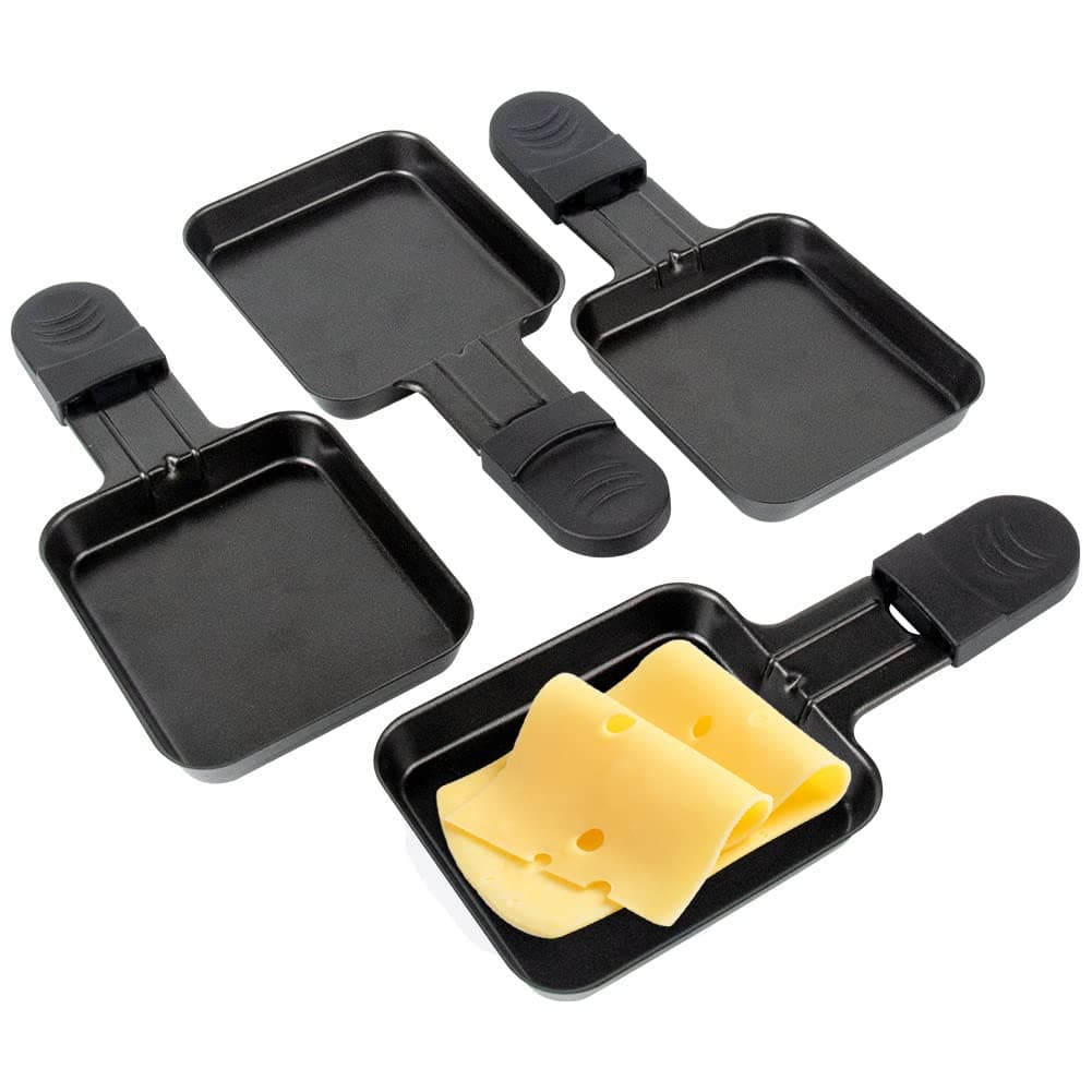 4 x raclette pans