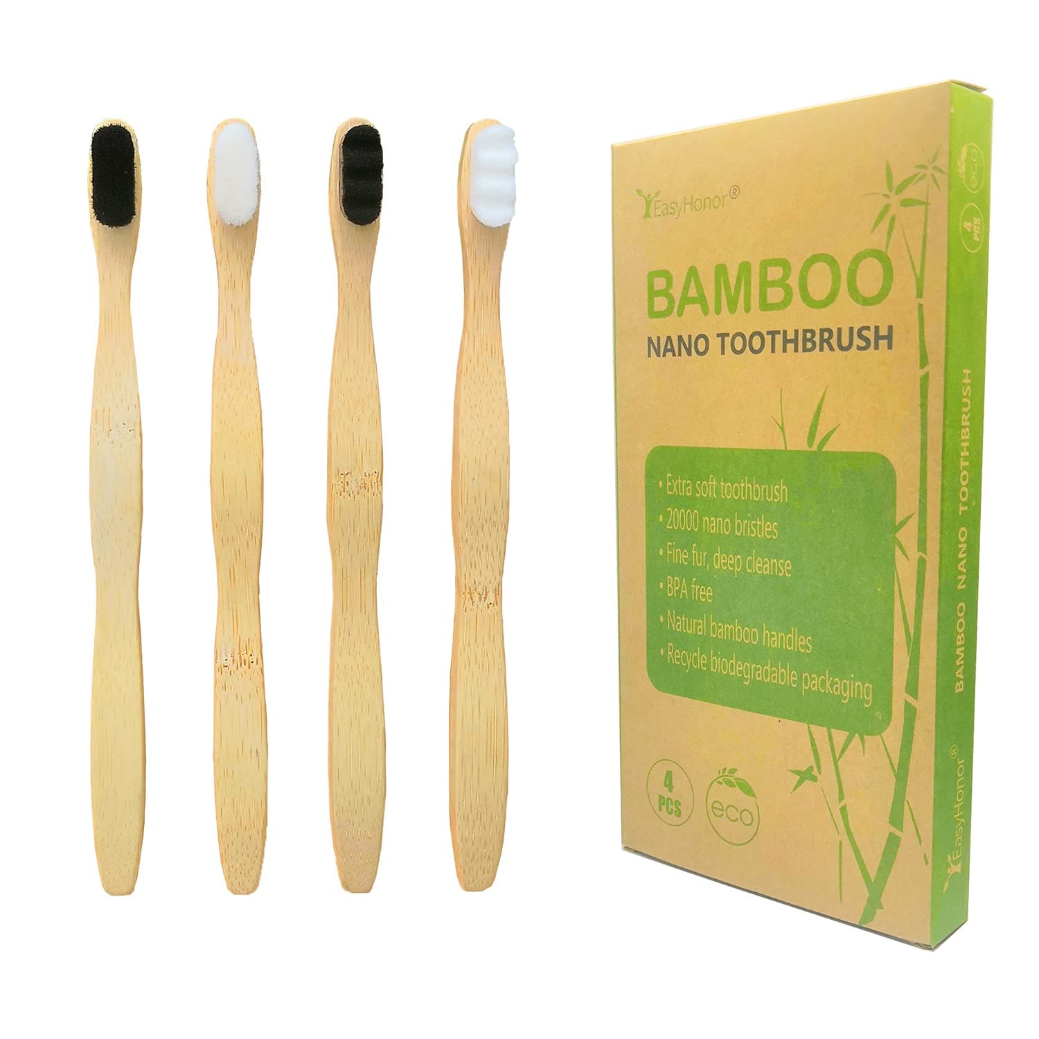 Bamboo soft toothbrush