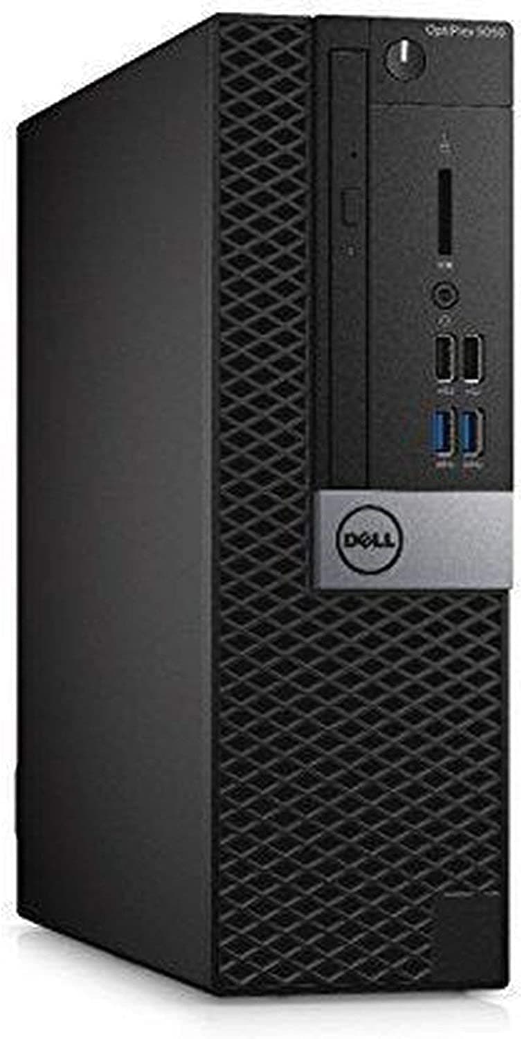 Dell OptiPlex 5050 SFF PC Desktop Computer, 3.4GHz Intel i5-7500, 16GB RAM, 256GB SSD, Windows 11 Pro 64 bit (Renewed)