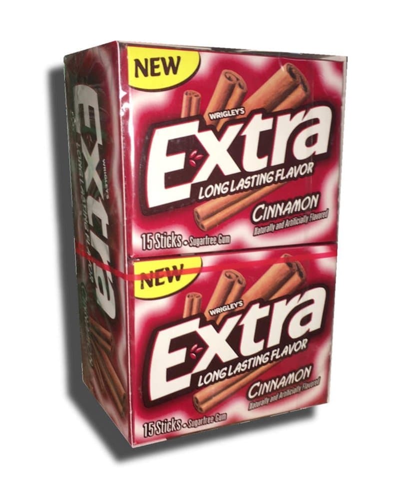 Wrigley's Extra Long Lasting Flavour Cinnamon, 400 g